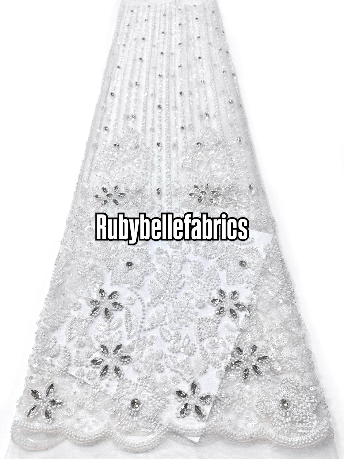 Dillixy Sparkle Crystal Lace Fabric
