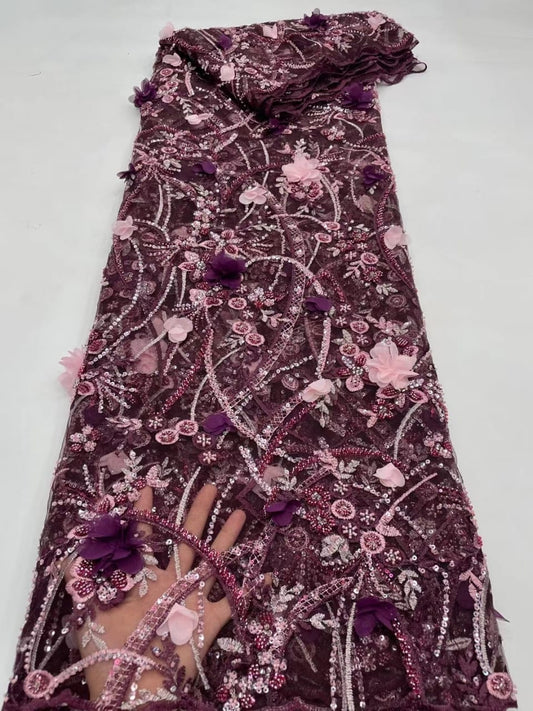 Beuloard 3D Fabric - Plum