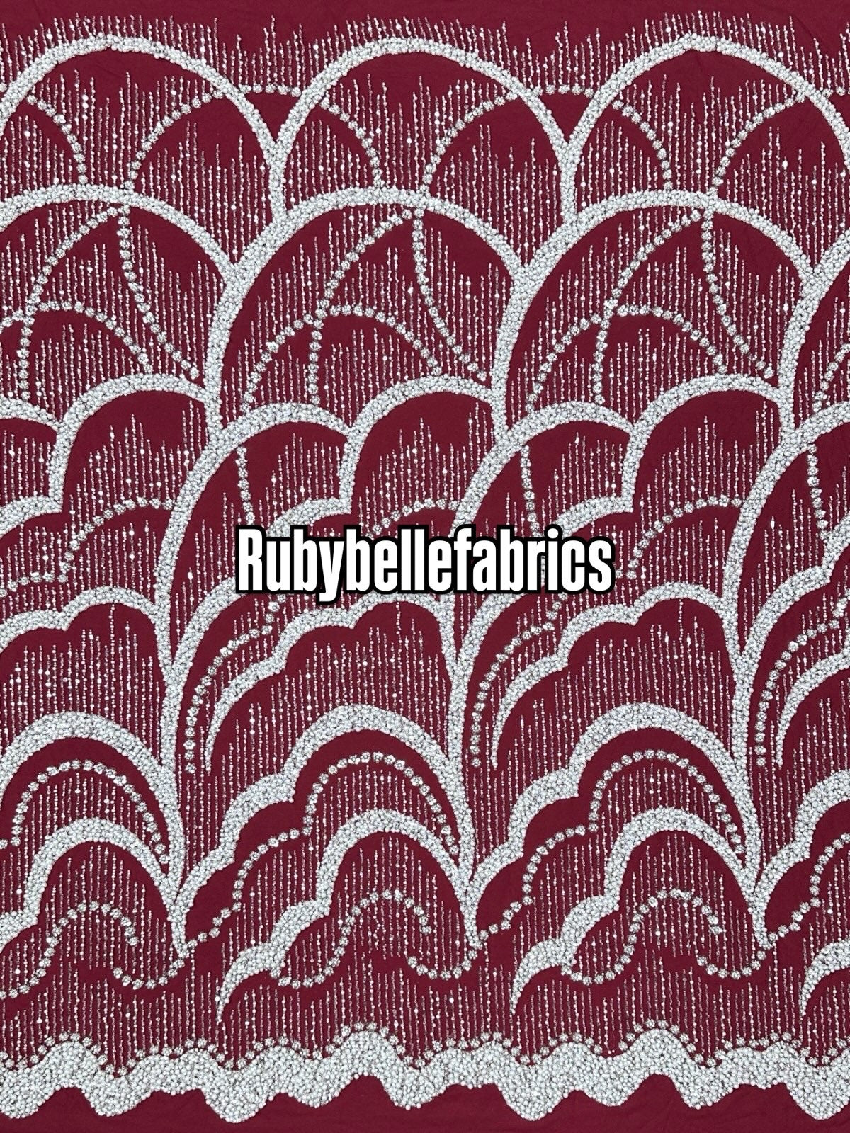 Cilia High Quality Beaded Fabric