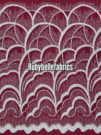 Cilia High Quality Beaded Fabric