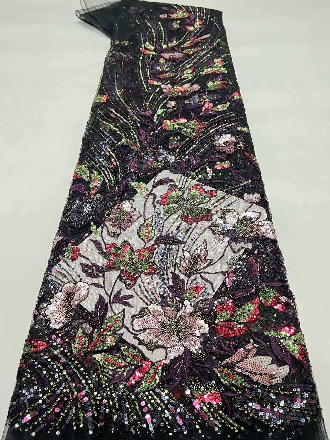 Onville French Sequin Tulle Fabric