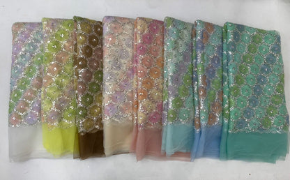 Brulli Quality Beaded Sequin Fabric