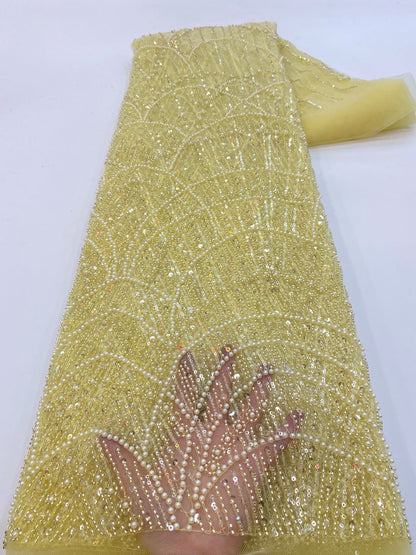 Arc Beaded Luxury Fabric - More Colors