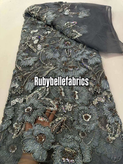 Enron Floral Petal Luxury Fabric