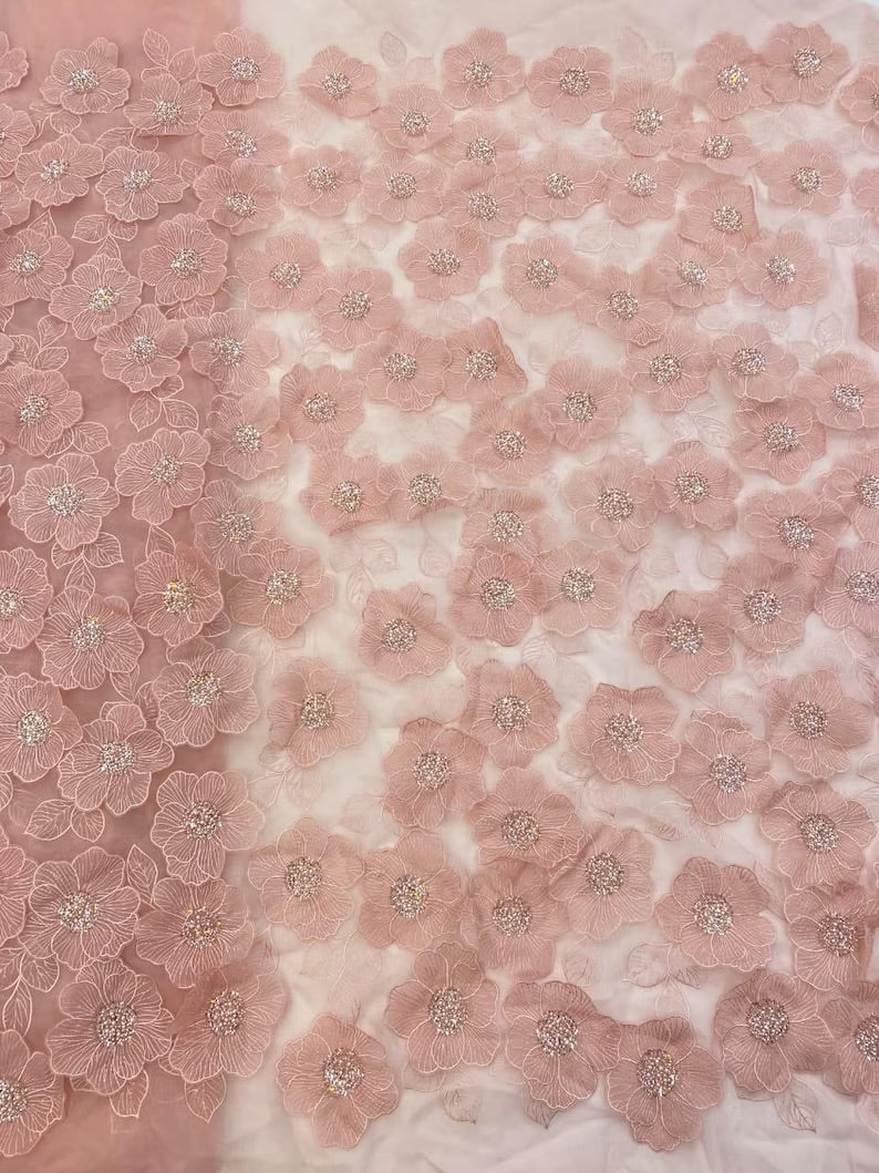 Peluxe 3D Luxury Fabric - Blush Pink