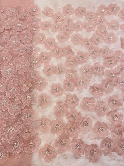 Peluxe 3D Luxury Fabric - Blush Pink