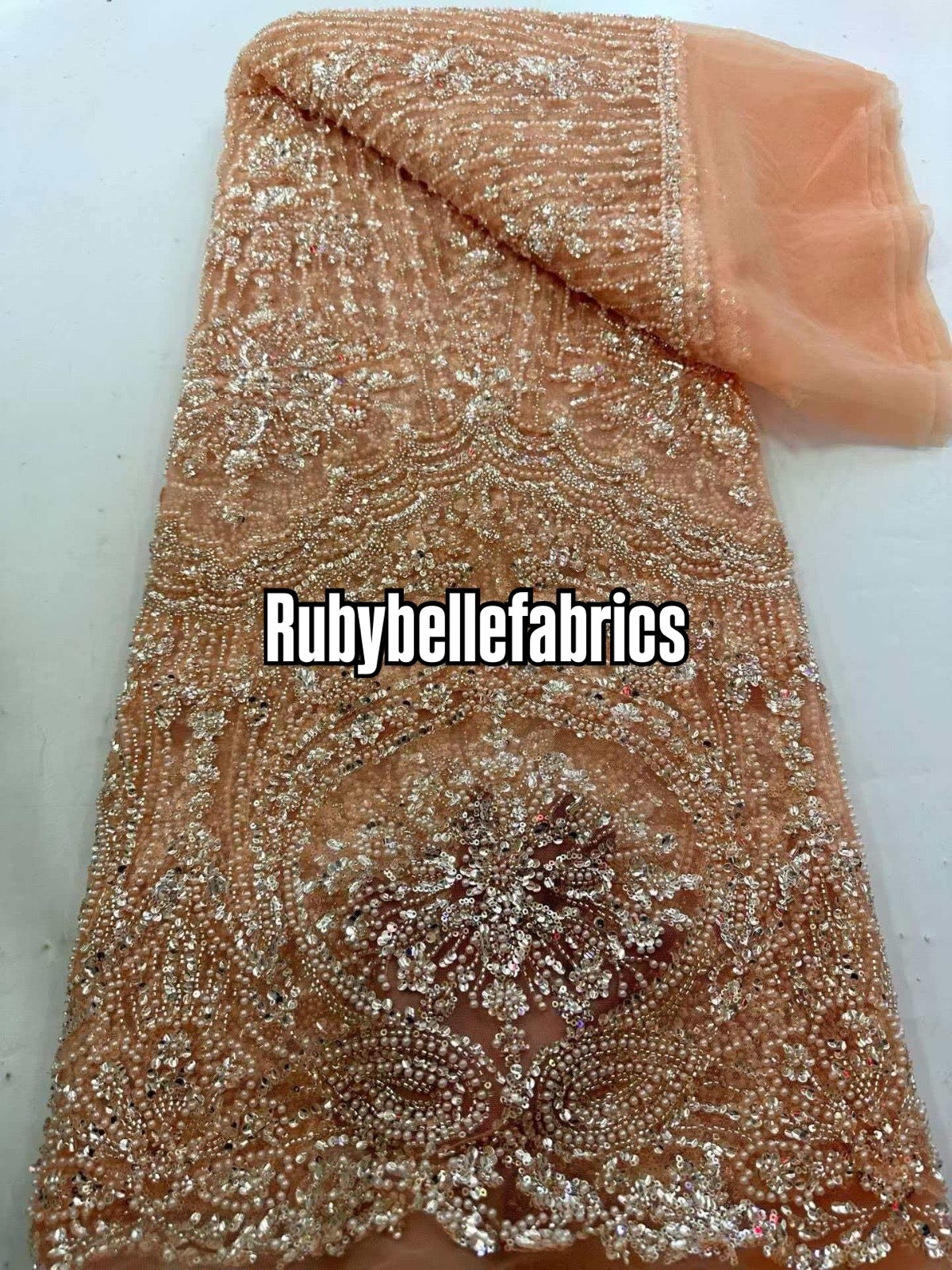 Attle Luxury Beaded Fabric