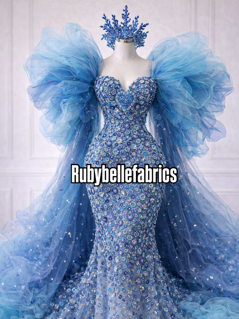 Tela hecha a mano de lujo Mezalee 