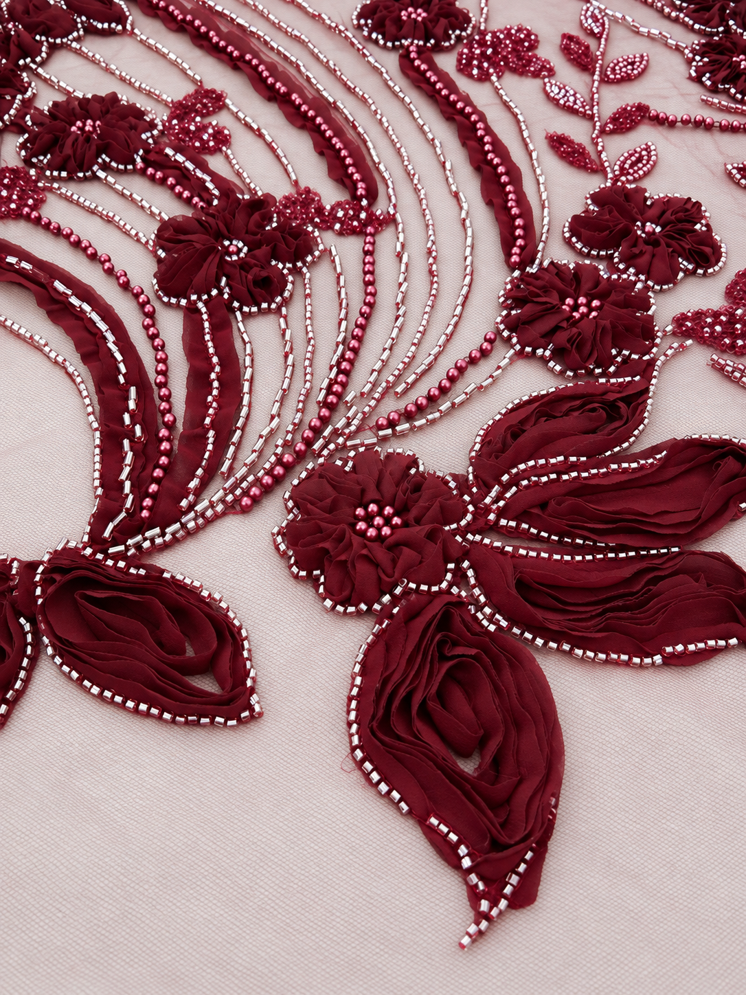 Mexolle Floral 3D Luxury Fabric