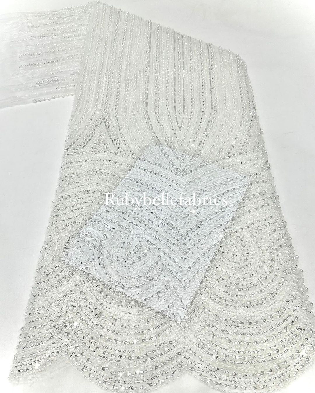 Vierule High Quality Beaded Fabric