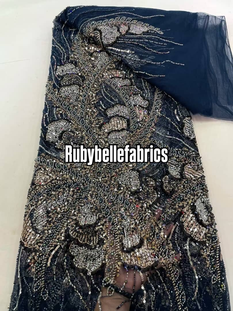 Rituon Quality Beaded Fabric