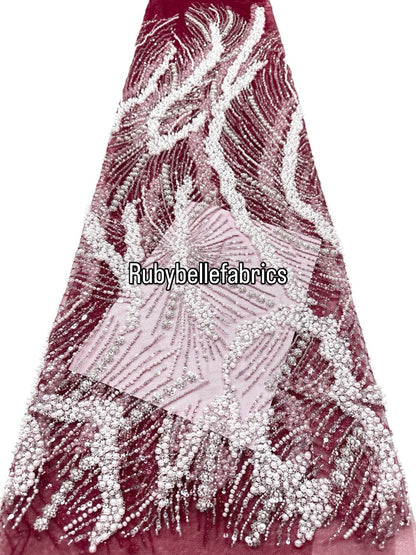 Axim High Quality Beaded Fabric