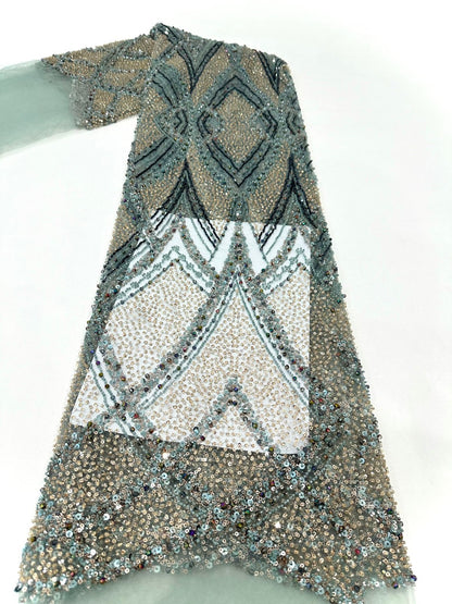 Vieonne High Quality Beaded Fabric