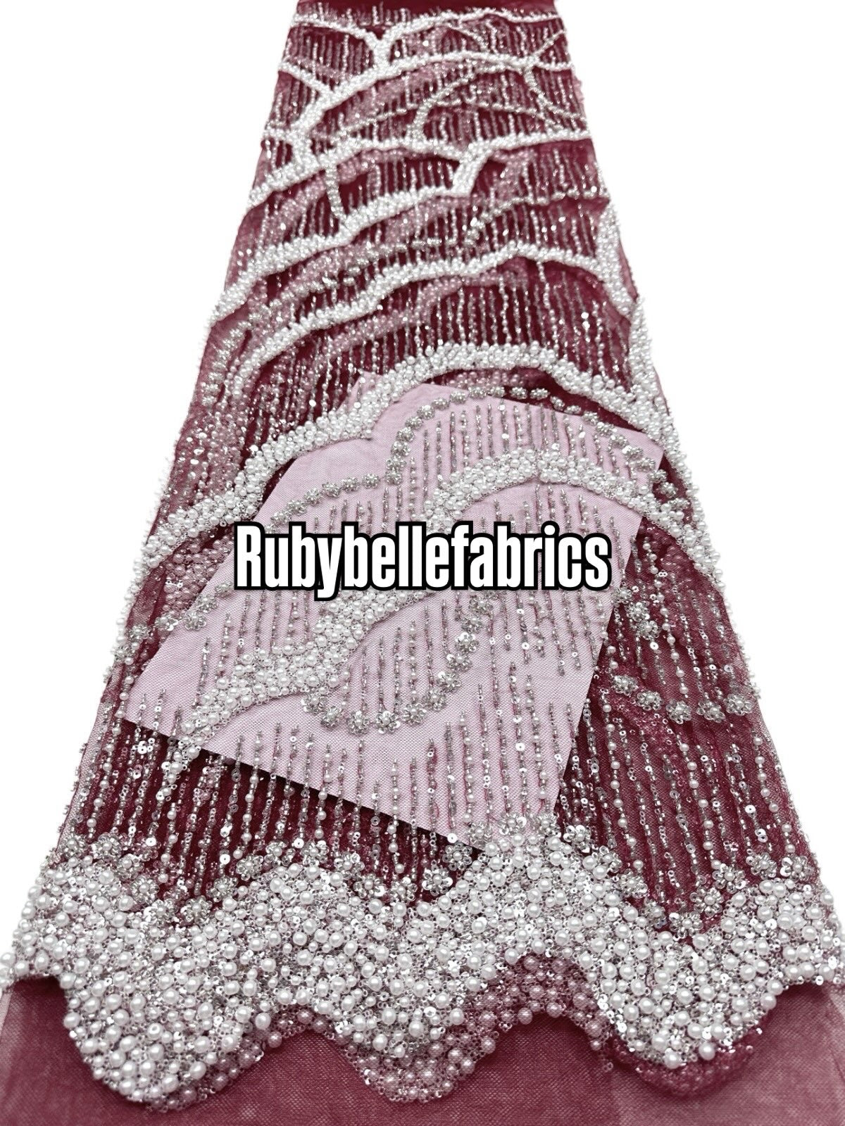 Cilia High Quality Beaded Fabric