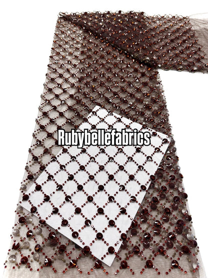 Eppy Deluxe Luxury Sparkling Stone Fabric