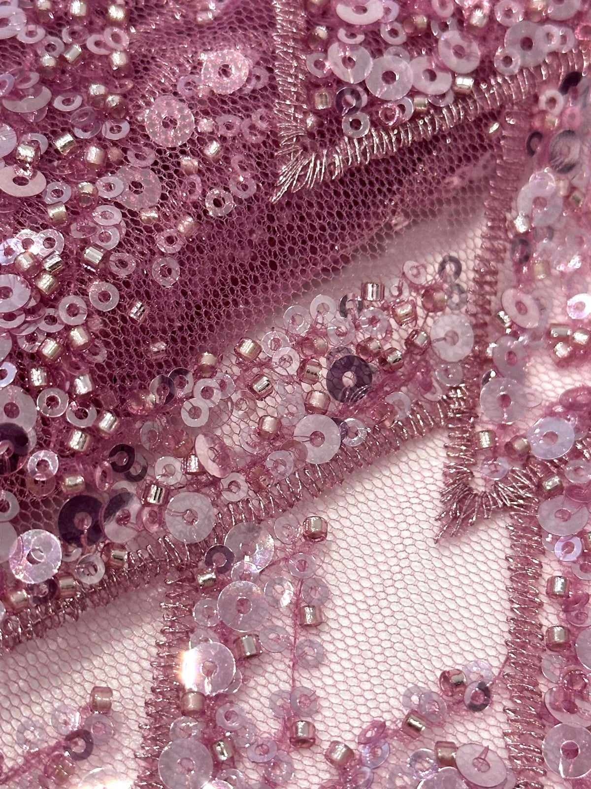 Quare Beaded Sequin Fabric