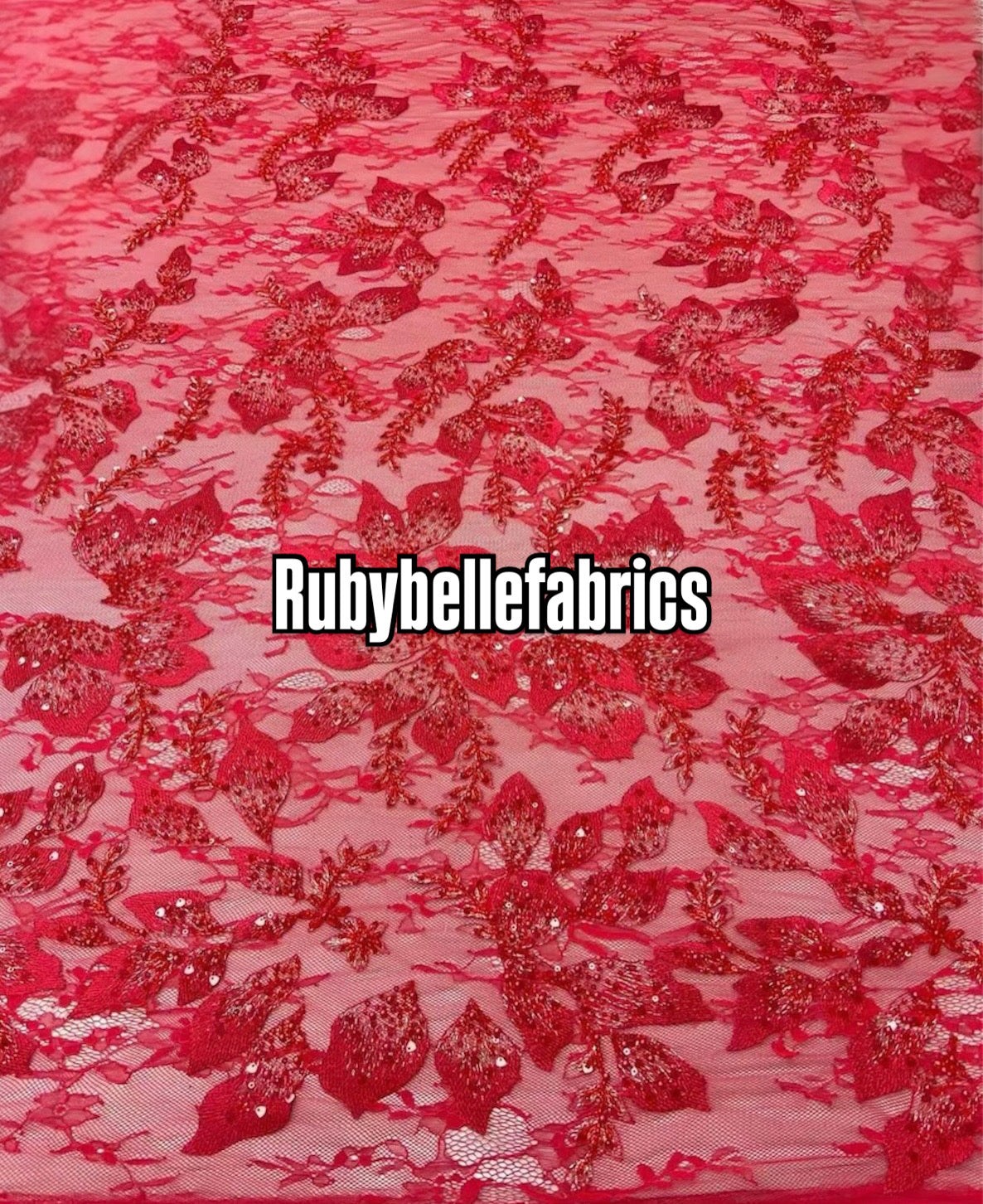 Rysan Beaded Petal Luxury Fabric