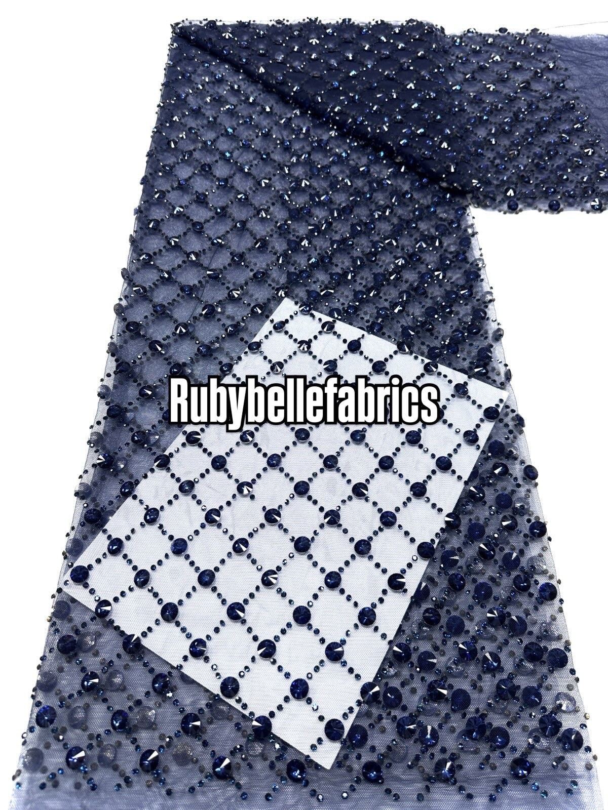 Eppy Deluxe Luxury Sparkling Stone Fabric