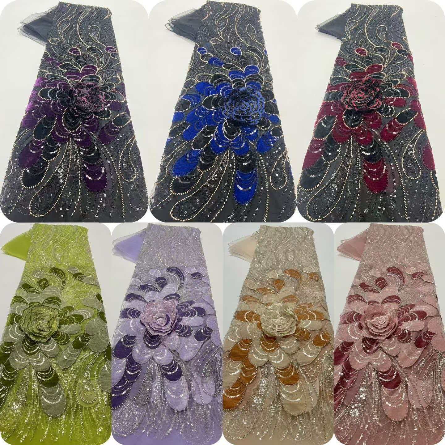Yond 3D Floral Petal Fabric