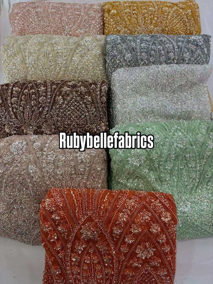 Ranola Beaded Sequin Fabric