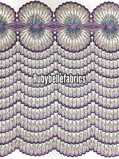 Undra Sunburst Beaded SequinFabric