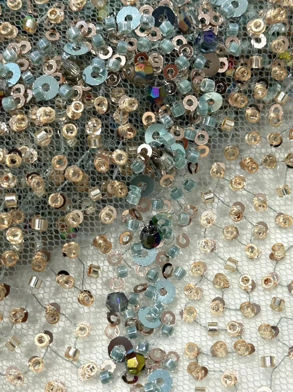 Vieonne High Quality Beaded Fabric