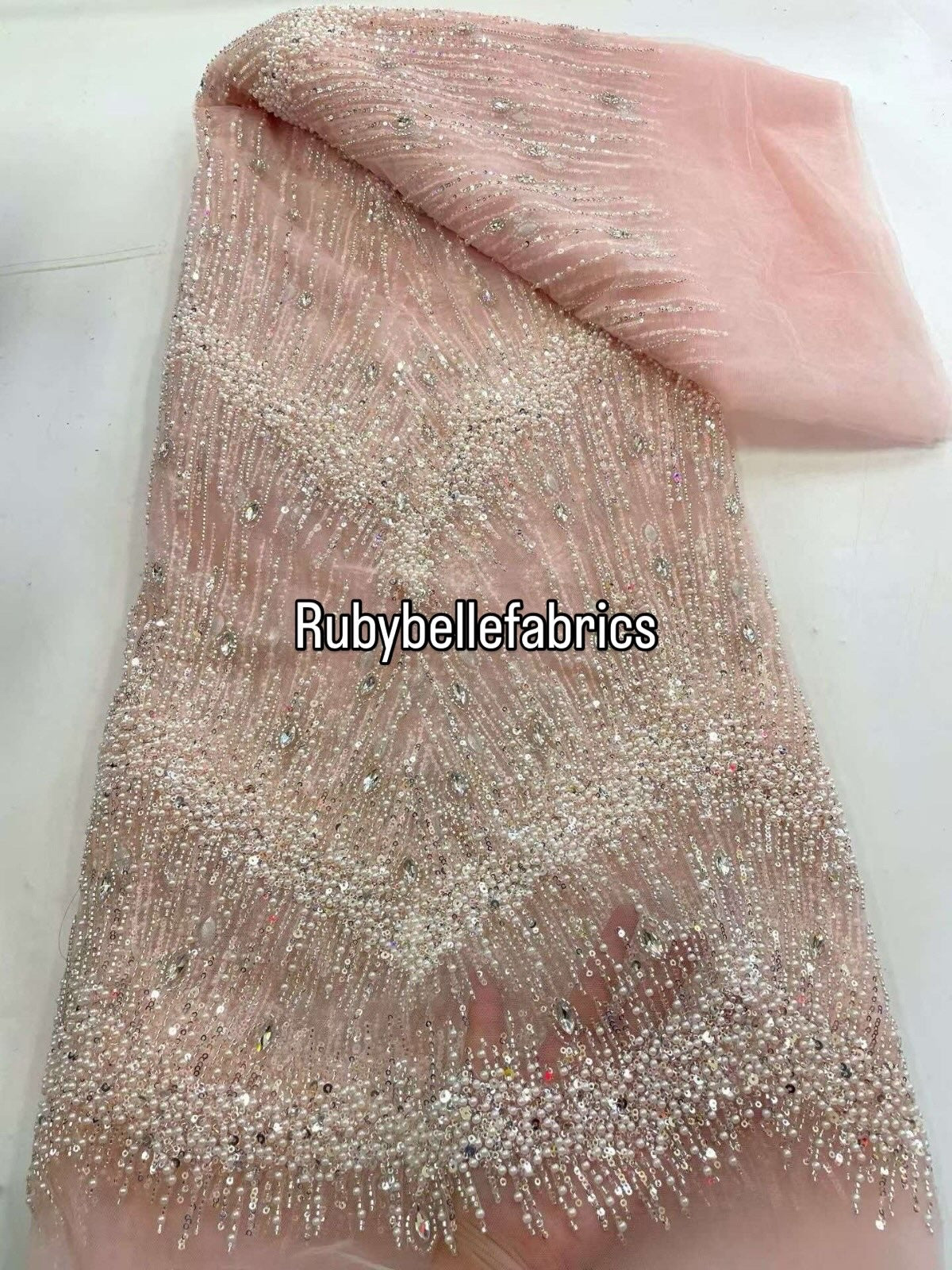 Eesit High Quality Luxury Beaded Fabric