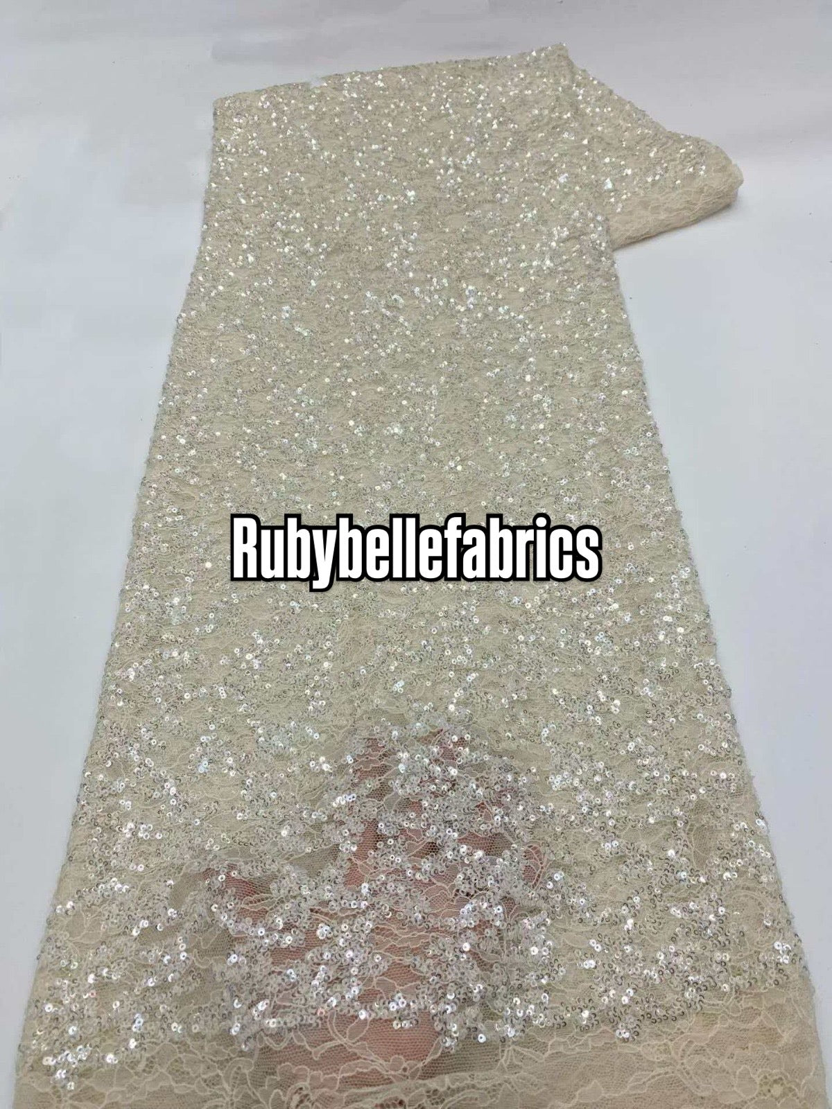 Umber Net Sequin Fabric