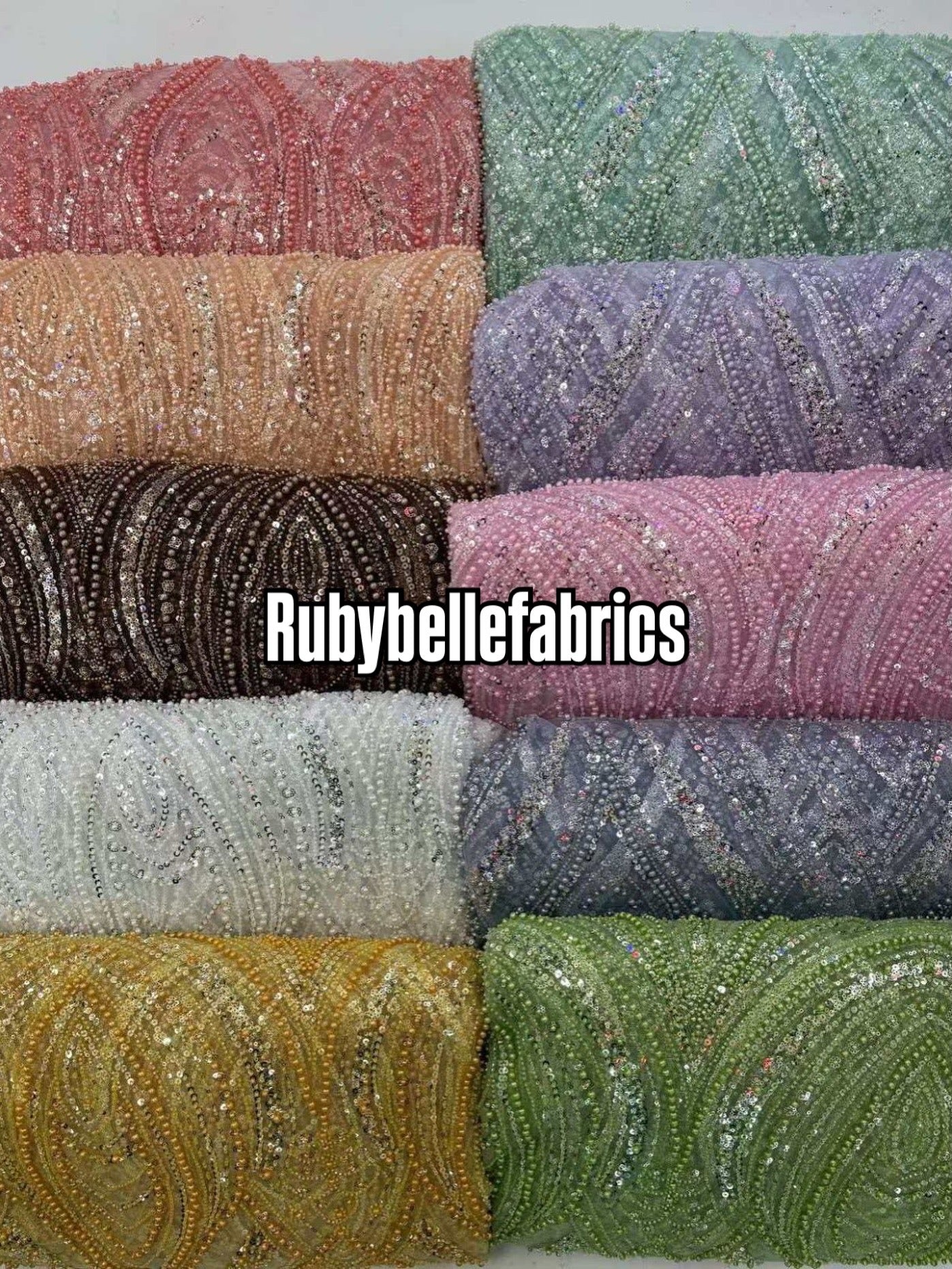 Aptist Beaded Luxury Fabric