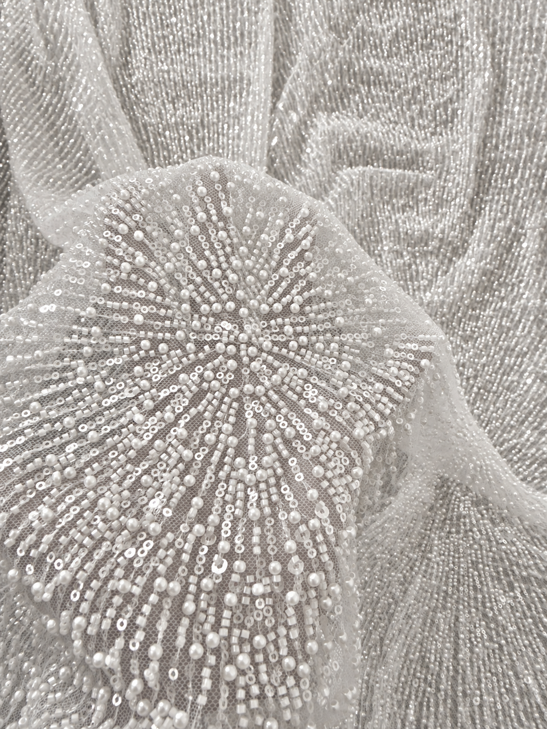 Furrier Luxury Fabric - White