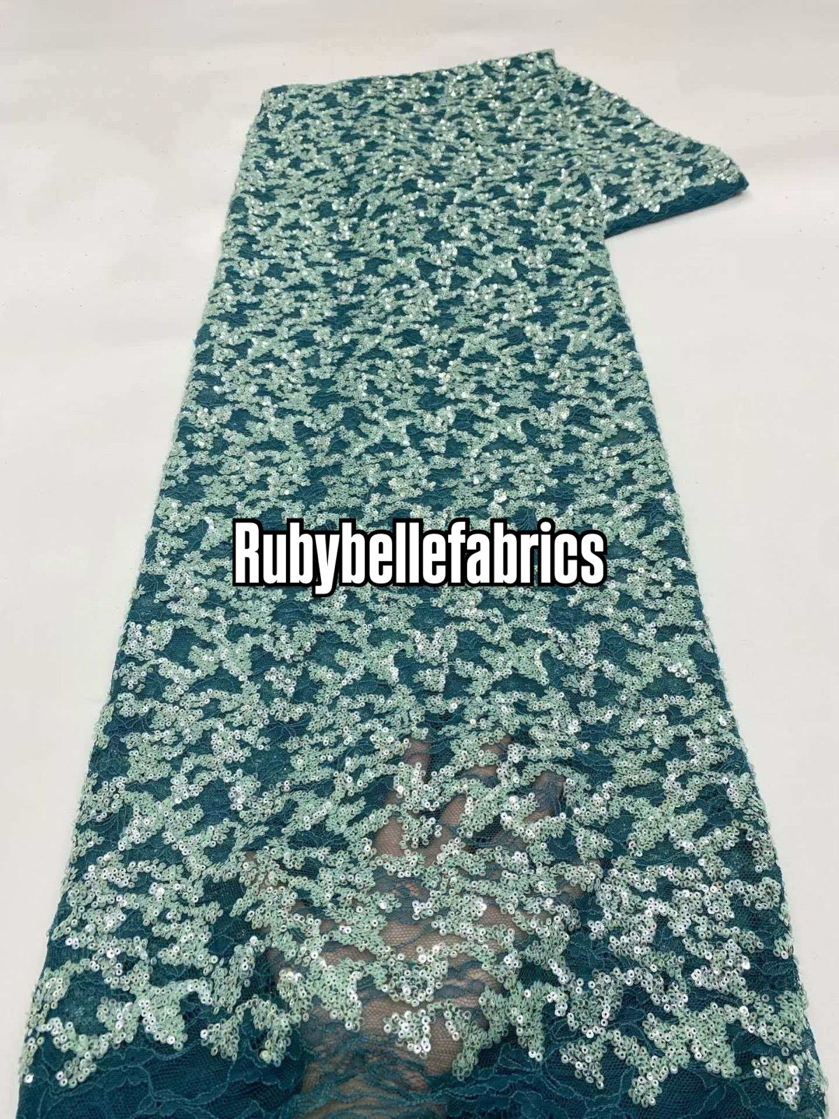 Umber Net Sequin Fabric