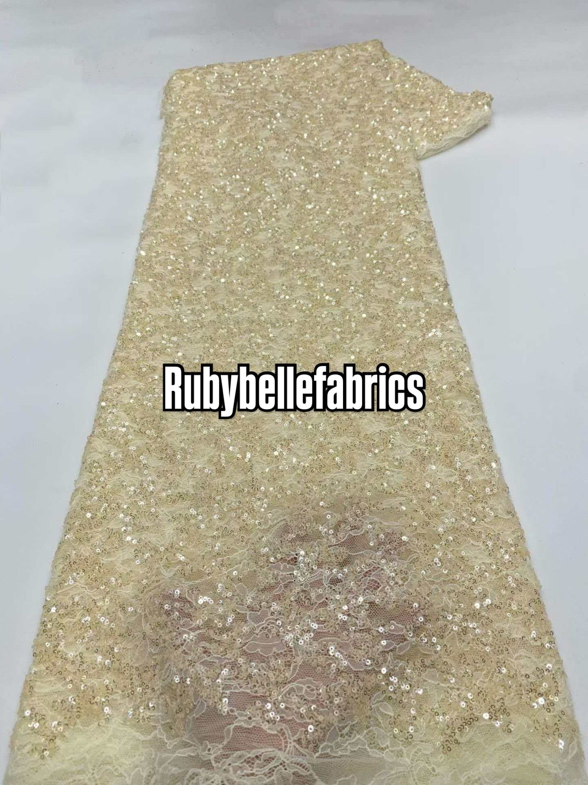 Umber Net Sequin Fabric