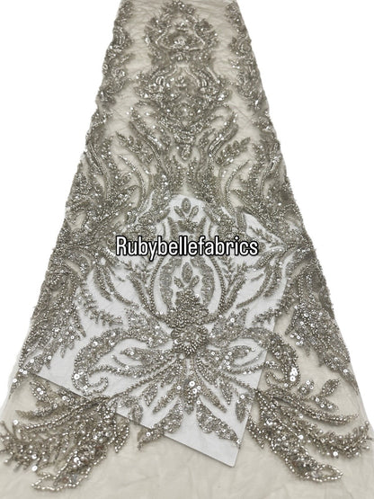 Oher High Quality Beaded Sequin Fabric