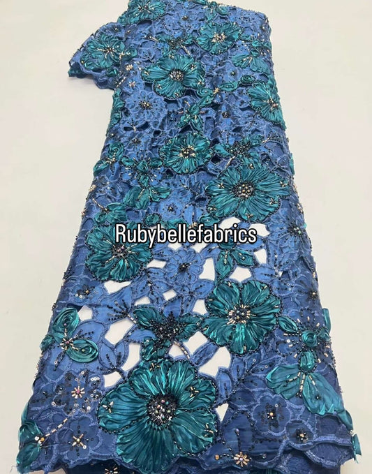 Kirtlle High Quality Handcut Floral Fabric