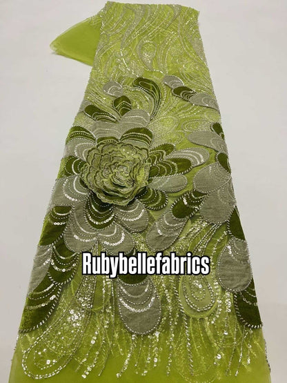 Yond 3D Floral Petal Fabric