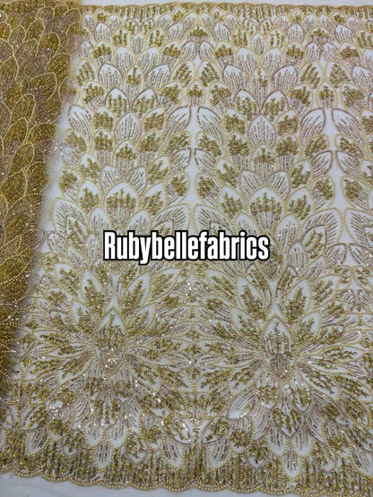 Ecials Drop Beaded Sequin Fabric