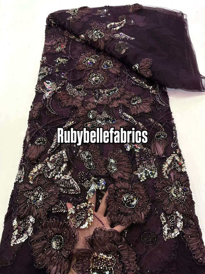 Enron Floral Petal Luxury Fabric