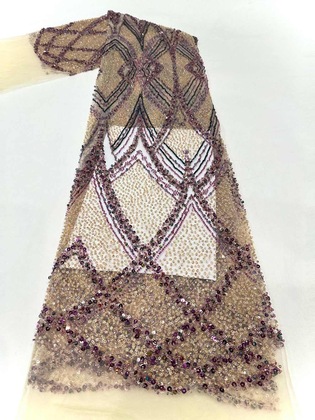 Vieonne High Quality Beaded Fabric