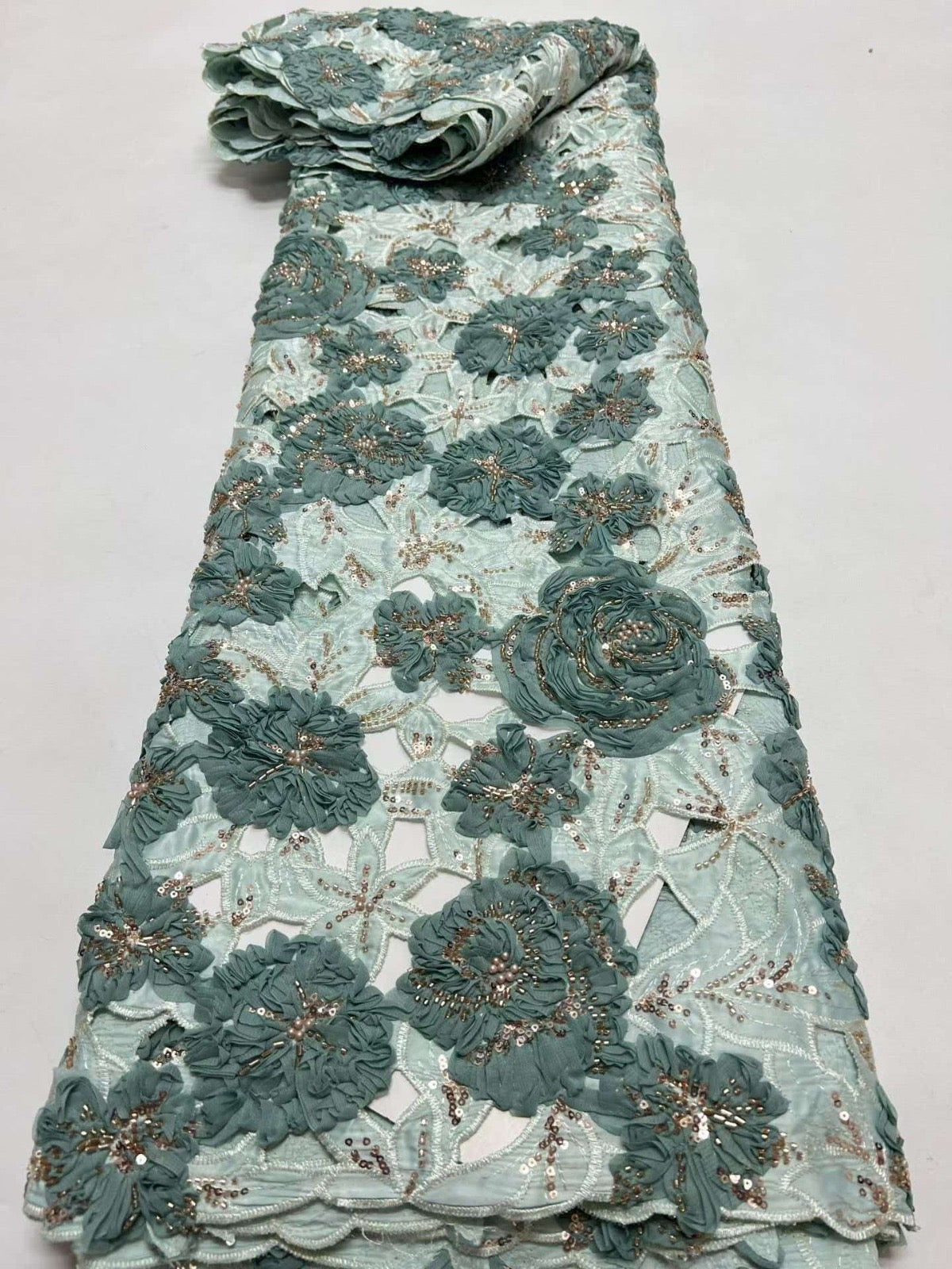 Arbie High Quality Handcut Floral Fabric