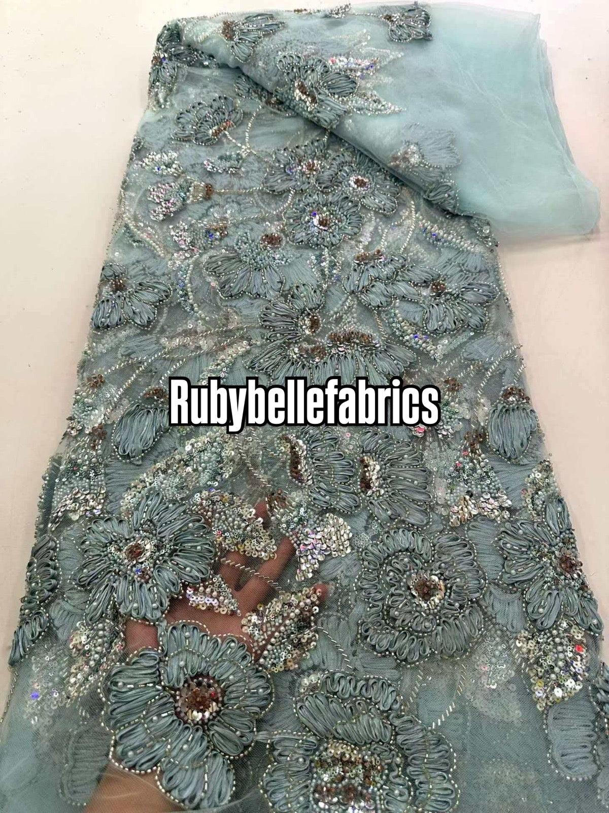 Enron Floral Petal Luxury Fabric