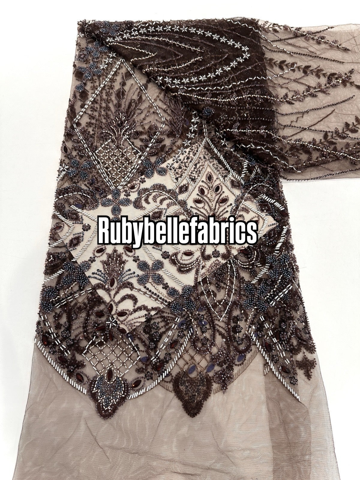 Guree Beaded Stoned Luxury Couture Fabric