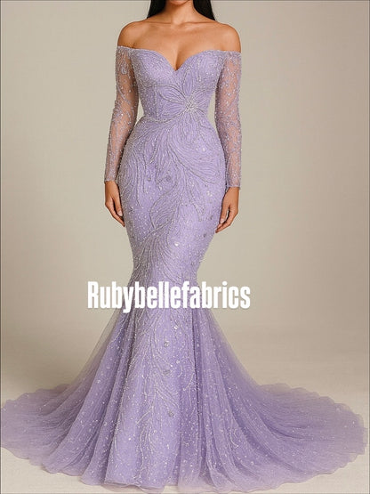 Lemier Beaded Petal Luxury Fabric