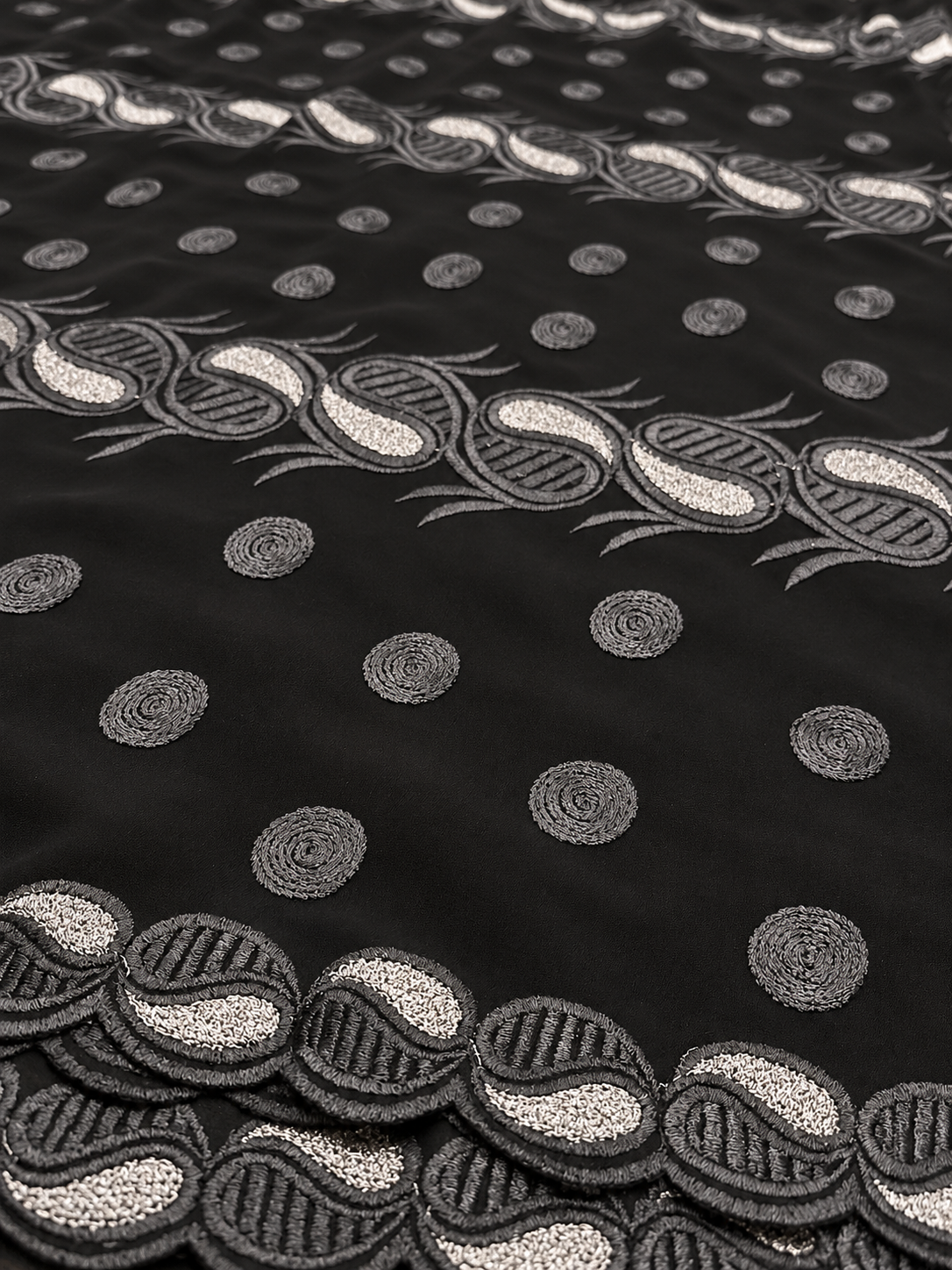 Hion Sheer Black Fabric