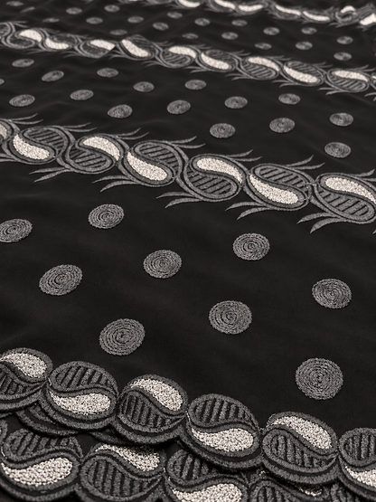 Hion Sheer Black Fabric