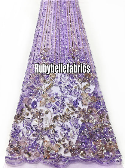 Dillixy Sparkle Crystal Lace Fabric