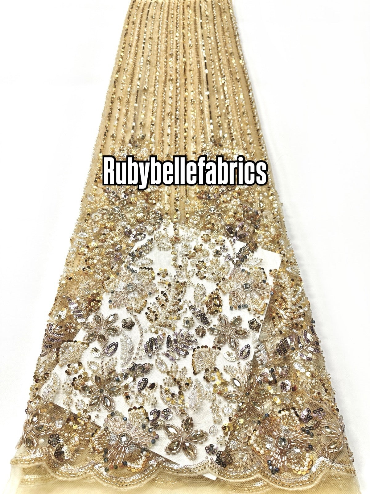 Dillixy Sparkle Crystal Lace Fabric