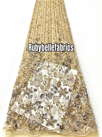 Dillixy Sparkle Crystal Lace Fabric