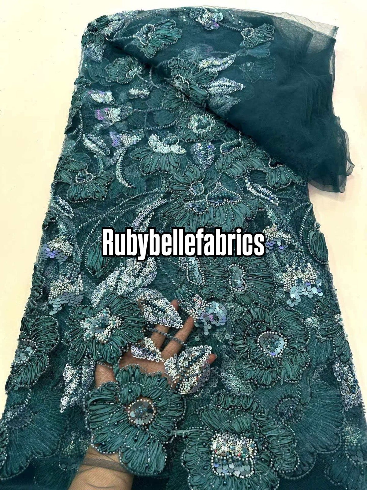 Enron Floral Petal Luxury Fabric