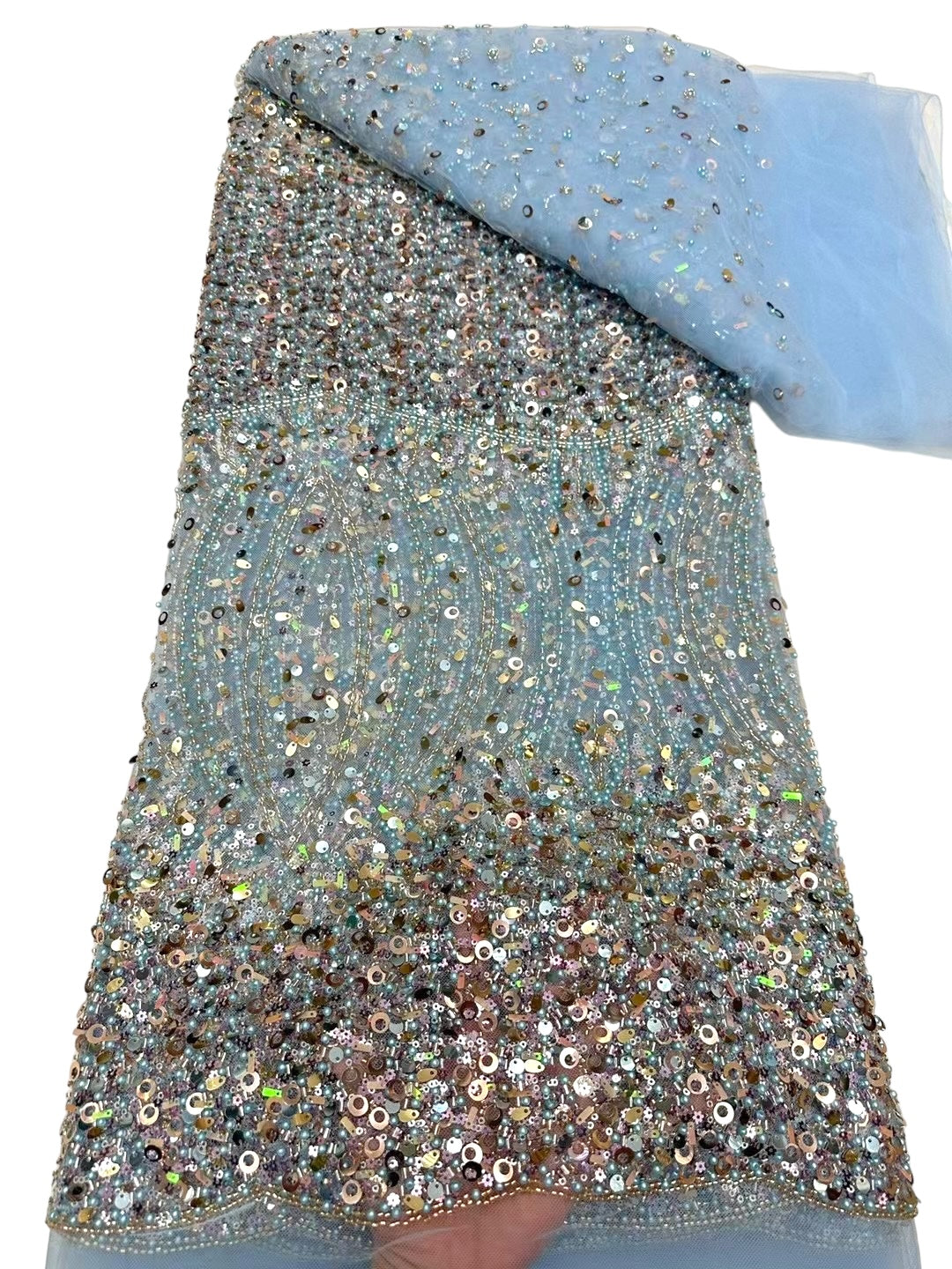 Leexing Luxury Beaded Fabric