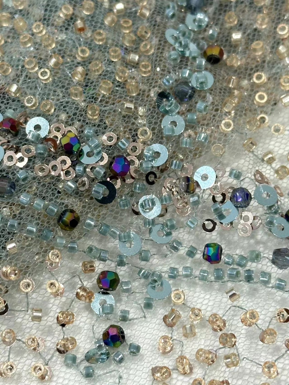 Vieonne High Quality Beaded Fabric